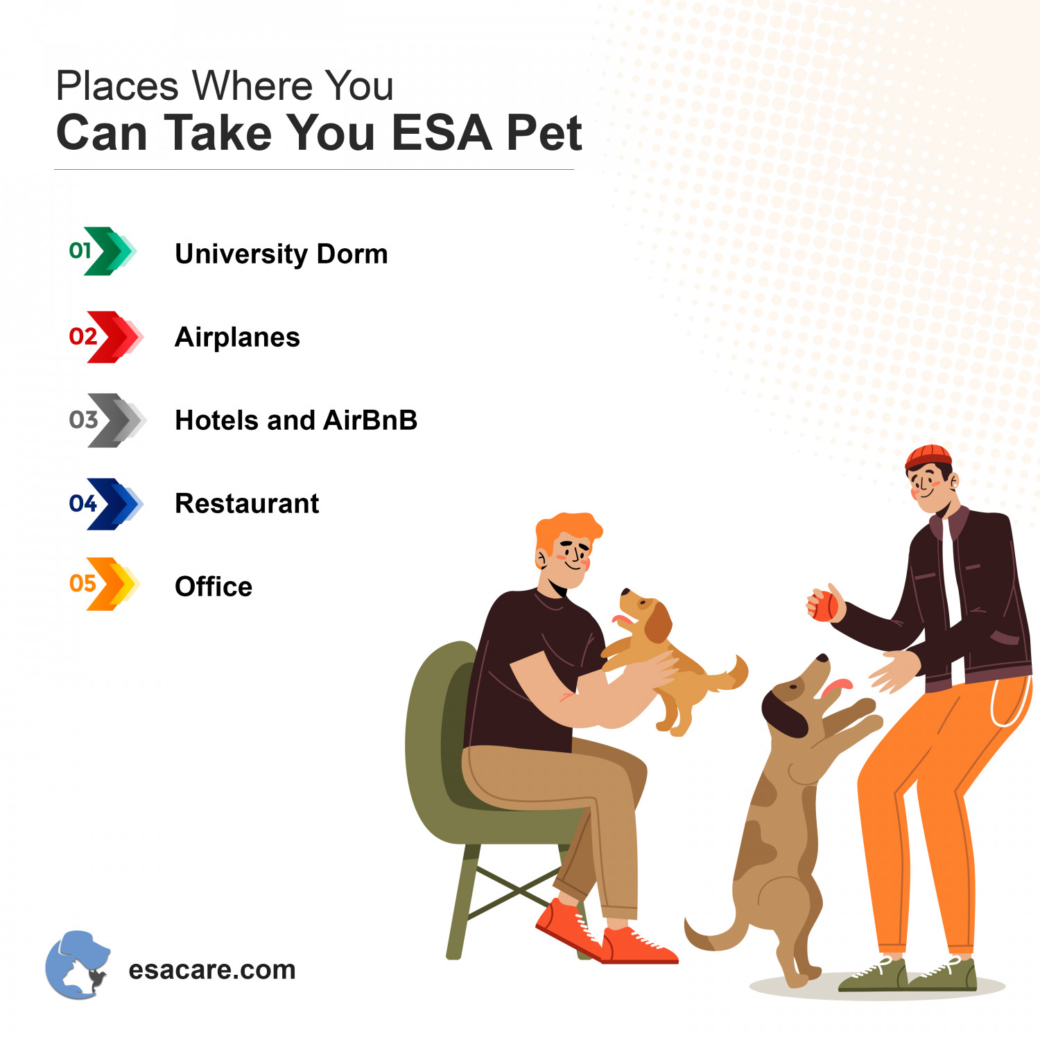 Where Can I Take My Emotional Support Animal? ESA Care