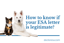 1 How to know if your ESA letter is legitimate_