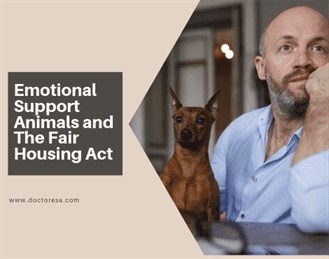 Emotional Support Animals and The Fair Housing Act