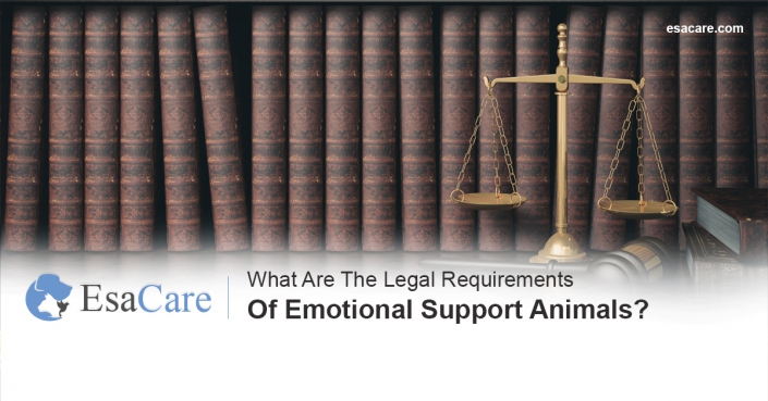 ESA legal requirements Emotional support animal laws