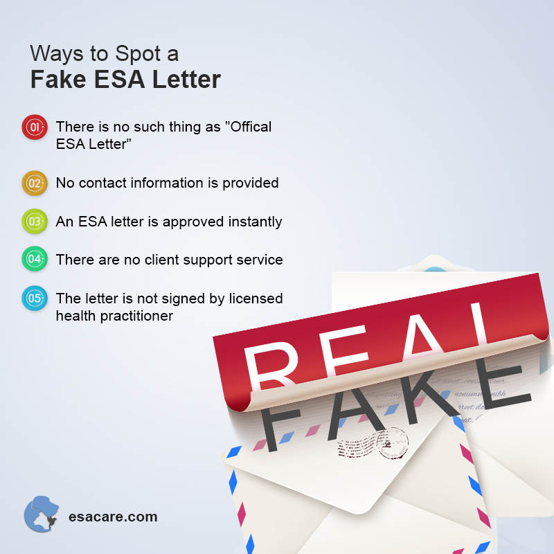 Fake ESA Letter
