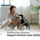 emotional support animal laws California