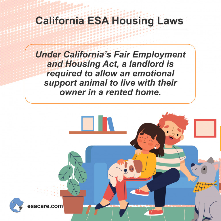 California new emotional support animal laws 2022 esa care